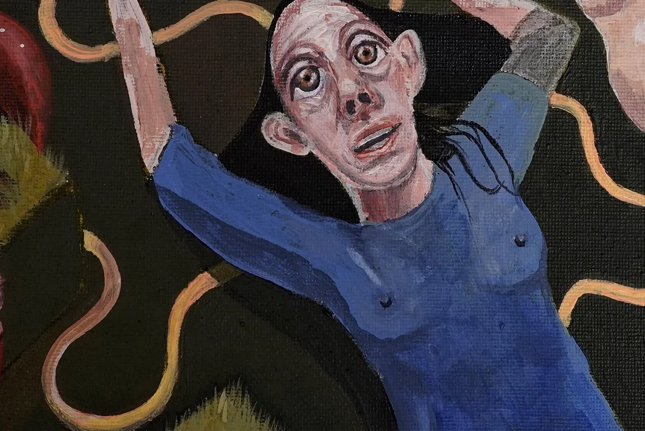 closer, painting, 2024